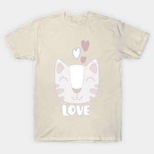 Love Cute Cat T-Shirt